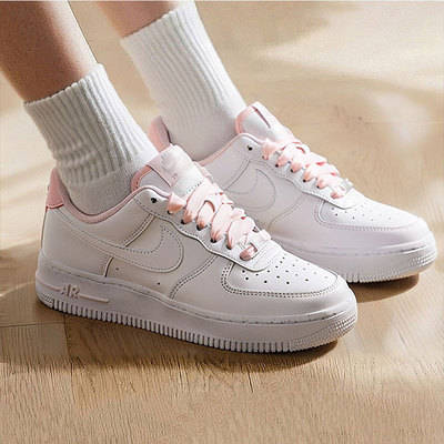 nike耐克夏季女鞋AF1空军一号运动粉色丝带休闲鞋板鞋HV4403-601