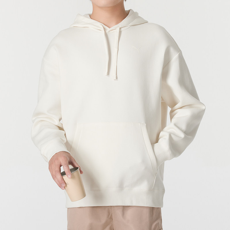 彪马男装女装春秋款运动服连帽卫衣休闲出行简约舒适套头上衣