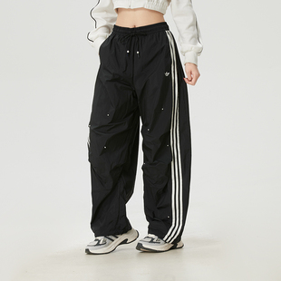 adidas阿迪达斯三叶草女裤梭织长裤子2026春新款运动休闲裤KS2865