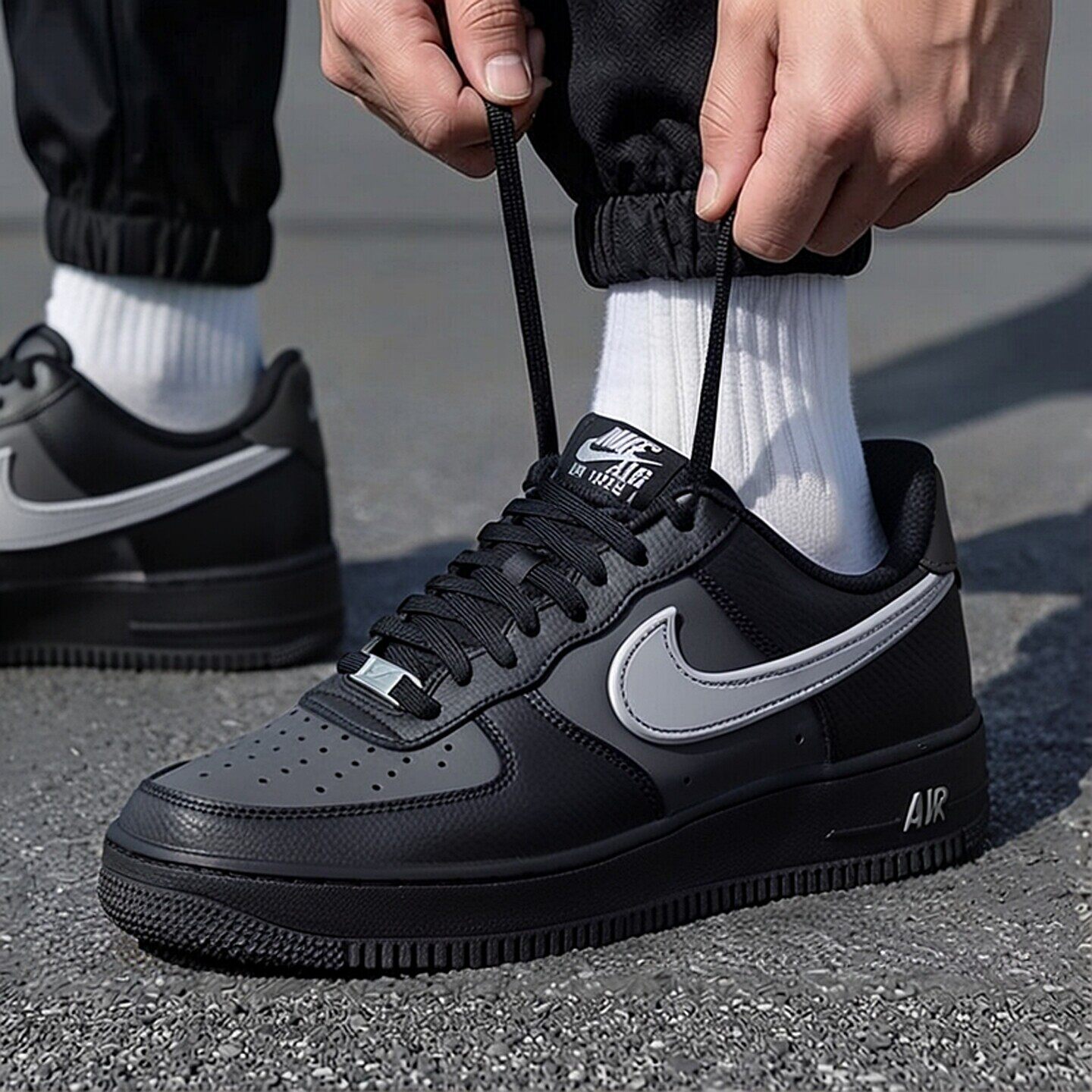 耐克（NIKE）板鞋男鞋 AIR FORCE 1空军一号运动鞋复古时尚低帮缓