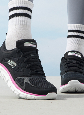 斯凯奇女鞋2025冬季新款运动鞋软底网面鞋休闲鞋减震跑步鞋150140