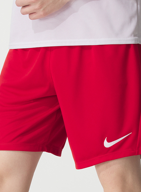 NIKE耐克男短裤25冬季DRI-FIT速干足球运动裤红色队服HF0527-657