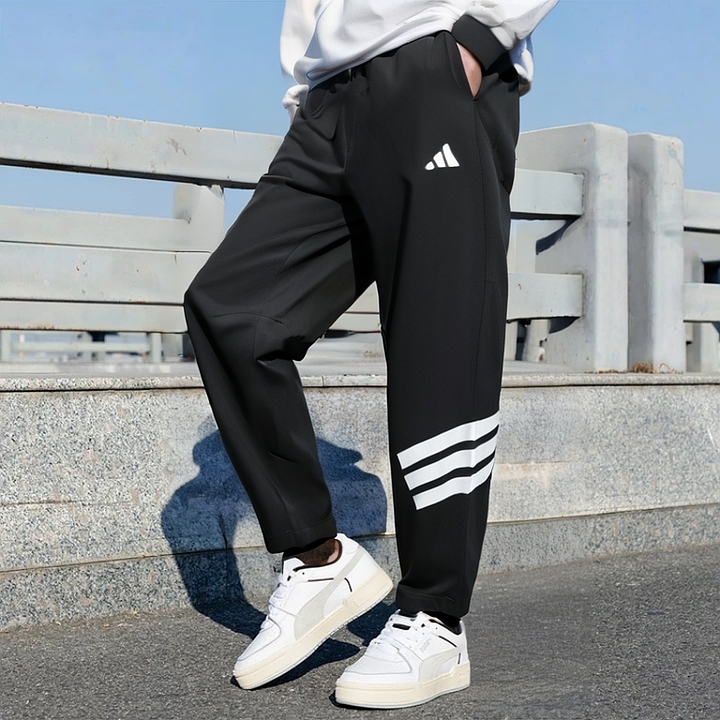 Adidas阿迪达斯裤子男裤款运动裤休闲卫裤宽松休闲针织长裤JD4889