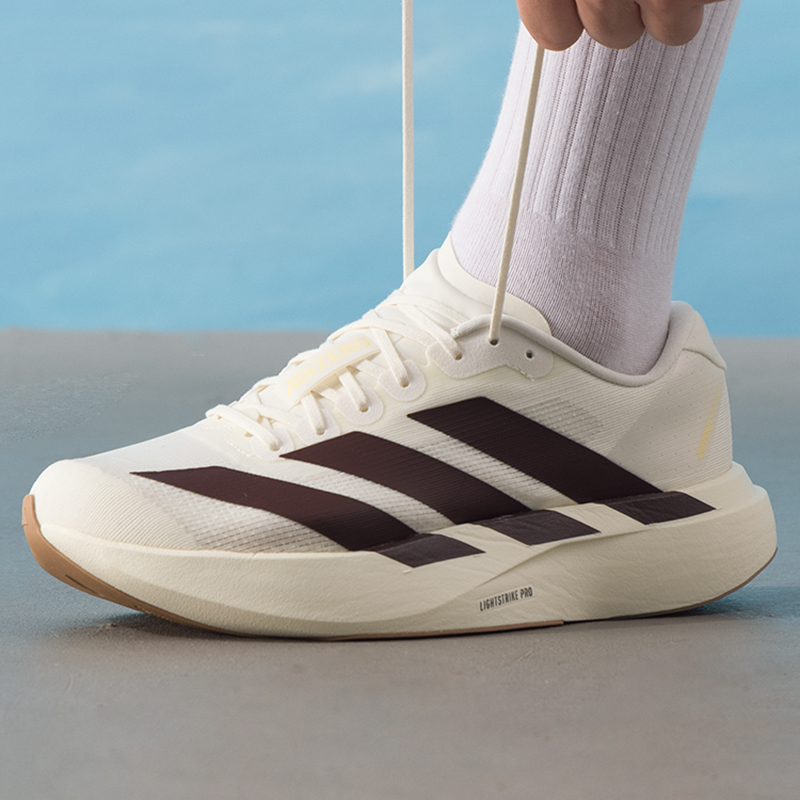 阿迪达斯男鞋跑步鞋2025冬季新款运动鞋缓震低帮健身训练鞋KK1348