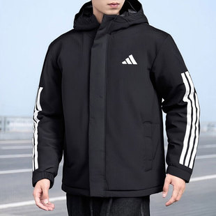 Adidas阿迪达斯棉服男秋冬季新款户外保暖运动休闲外套夹克JY8303