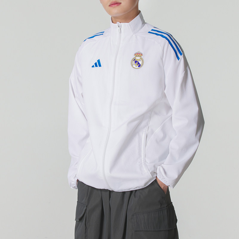 阿迪达斯外套男装25冬季新款休闲衣户外跑步梭织健身夹克 JP4029