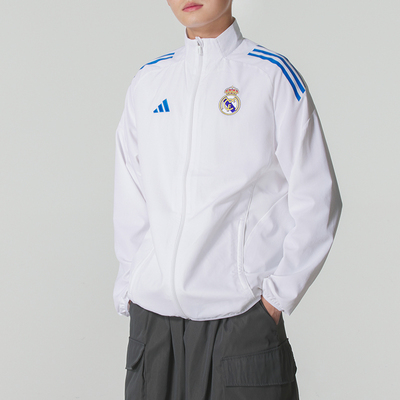 阿迪达斯外套男装25冬季新款休闲衣户外跑步梭织健身夹克 JP4029