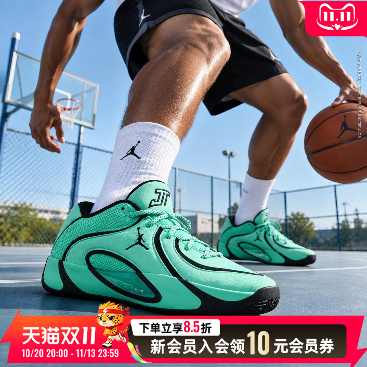 耐克男鞋运动鞋篮球鞋柔韧耐穿泡棉回弹缓震支撑赛场实战篮球战靴
