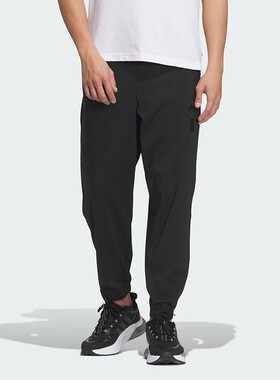 阿迪达斯男裤休闲裤2026秋新款收口运动裤跑步训练裤长裤 IP4909