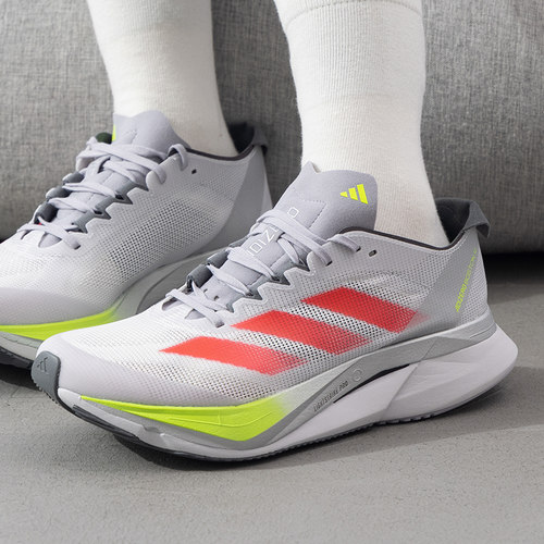 阿迪达斯女鞋25冬季新款运动鞋缓震透气健身训练竞速跑步鞋JI4473