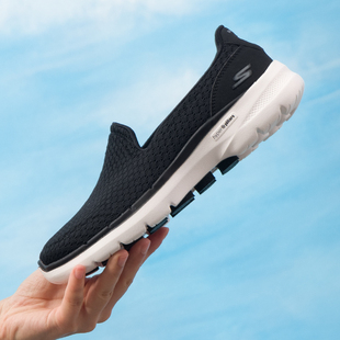 新款 冬季 女士休闲鞋 妈妈鞋 斯凯奇轻便运动鞋 一脚穿通勤健步鞋 女鞋