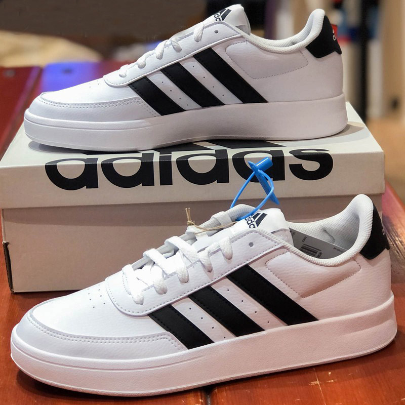 Adidas阿迪达斯男鞋板鞋26新款小白鞋皮面休闲鞋子舒适缓震运动鞋