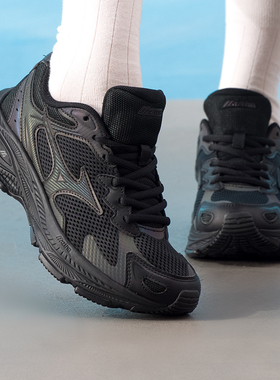 美津浓男鞋女鞋轻便透气跑步鞋舒适网面跑步鞋运动鞋D1GH2235-01