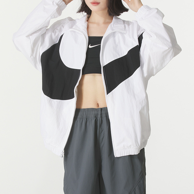 NIKE耐克女装梭织夹克外套2026夏季新款跑步白色运动服HV4108-100