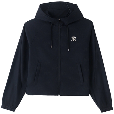 MLB外套女装户外风衣2026新款秋季运动服休闲连帽夹克3FWJM7064