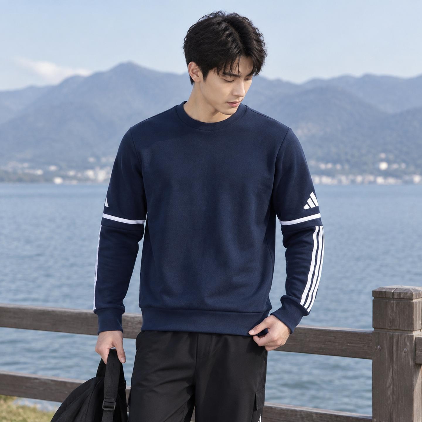 阿迪达斯（adidas）男装 冬季新款运动服健身训练潮流时尚休