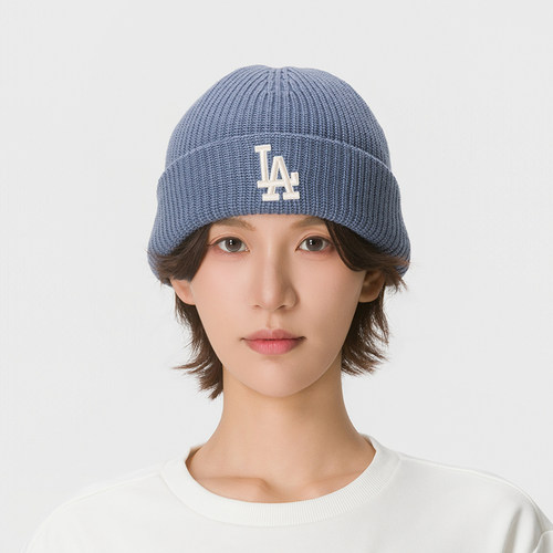 MLB绒线帽男女秋冬毛线帽2026新款保暖套头休闲运动帽子3ABNBM266