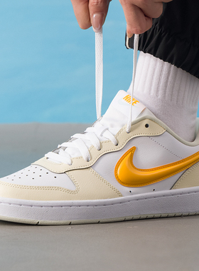 耐克（NIKE）女鞋 COURT BOROUGH LOW RECRAFT (GS)大童运动鞋时