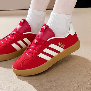 25新年款 红色休闲鞋 拜年鞋 情侣运动鞋 KI5079 阿迪达斯男鞋 板鞋 女鞋