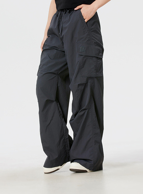 MLB梭织长裤子女裤2026春季新款健身休闲跑步梭织运动裤3FWPB0663