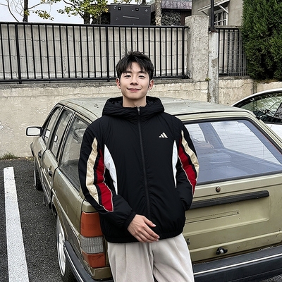 阿迪达斯Adidas棉服男装26新年款春季运动防风外套保暖棉袄KS3171