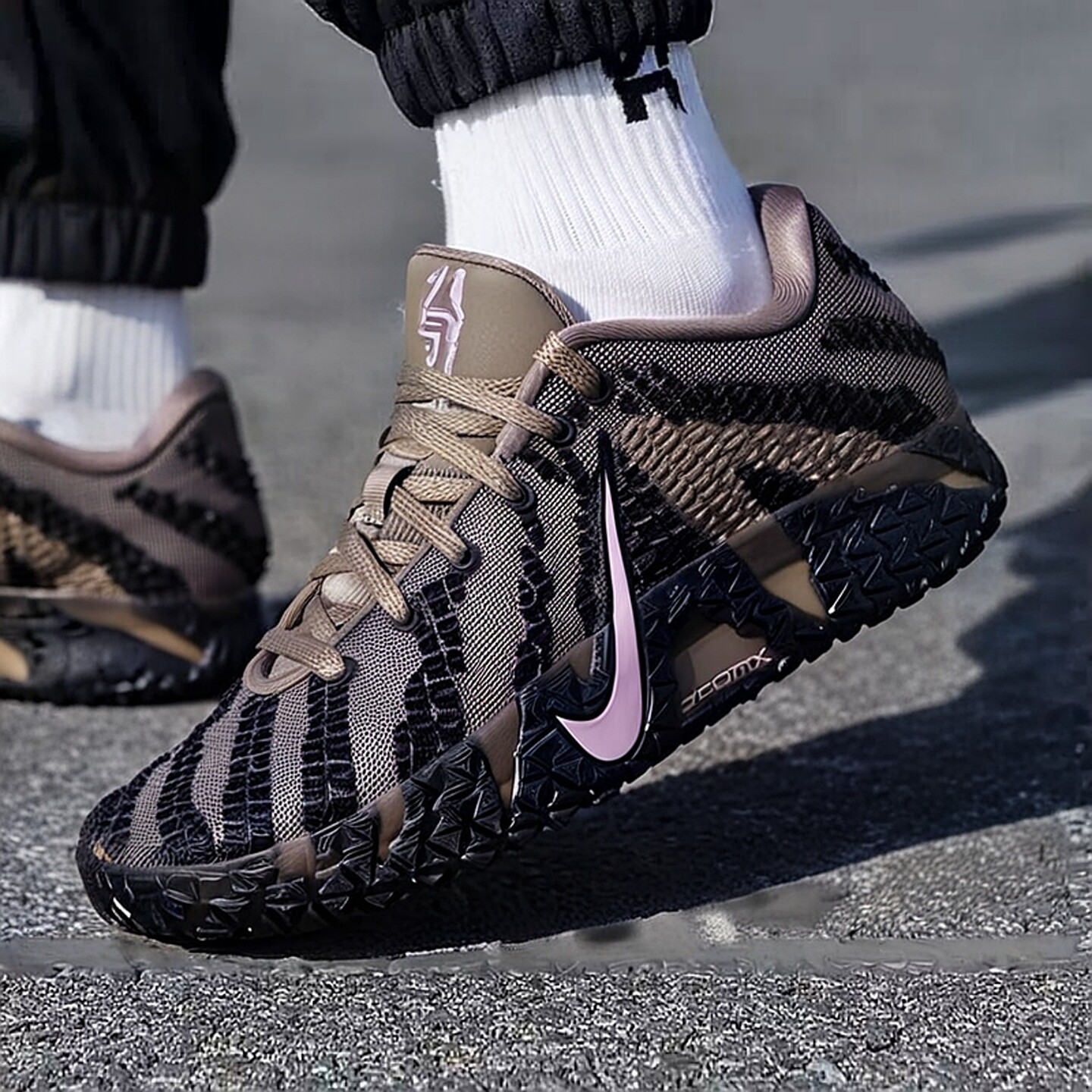 NIKE耐克男鞋篮球鞋莫兰特三代运动鞋全掌 ZoomX缓震运动鞋HF2794