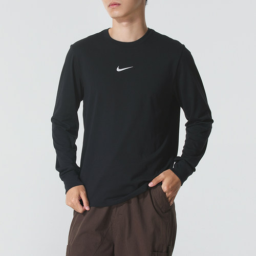 NIKE耐克男装秋季长袖T恤上衣26新款运动服休闲圆领套头衫HV1771
