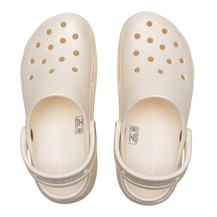 crocs 卡骆驰洞洞鞋女鞋24夏季新款闪耀云朵厚底增高休闲鞋沙滩