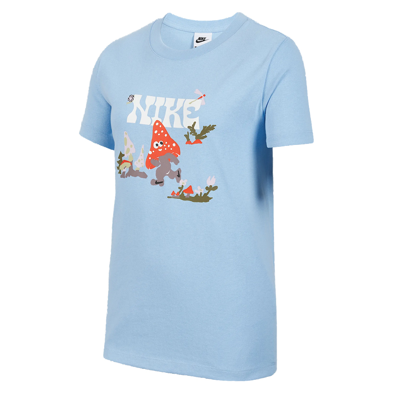 NIKE耐克儿童T恤男童女童冬季宽松透气运动服短袖半袖IF0601-46