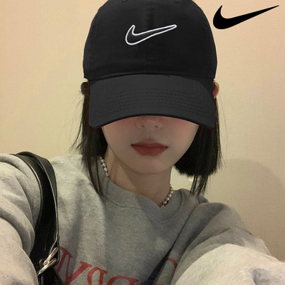 NIKE耐克棒球帽男女帽子户外帽可调节遮阳骑行鸭舌帽FB5369-010