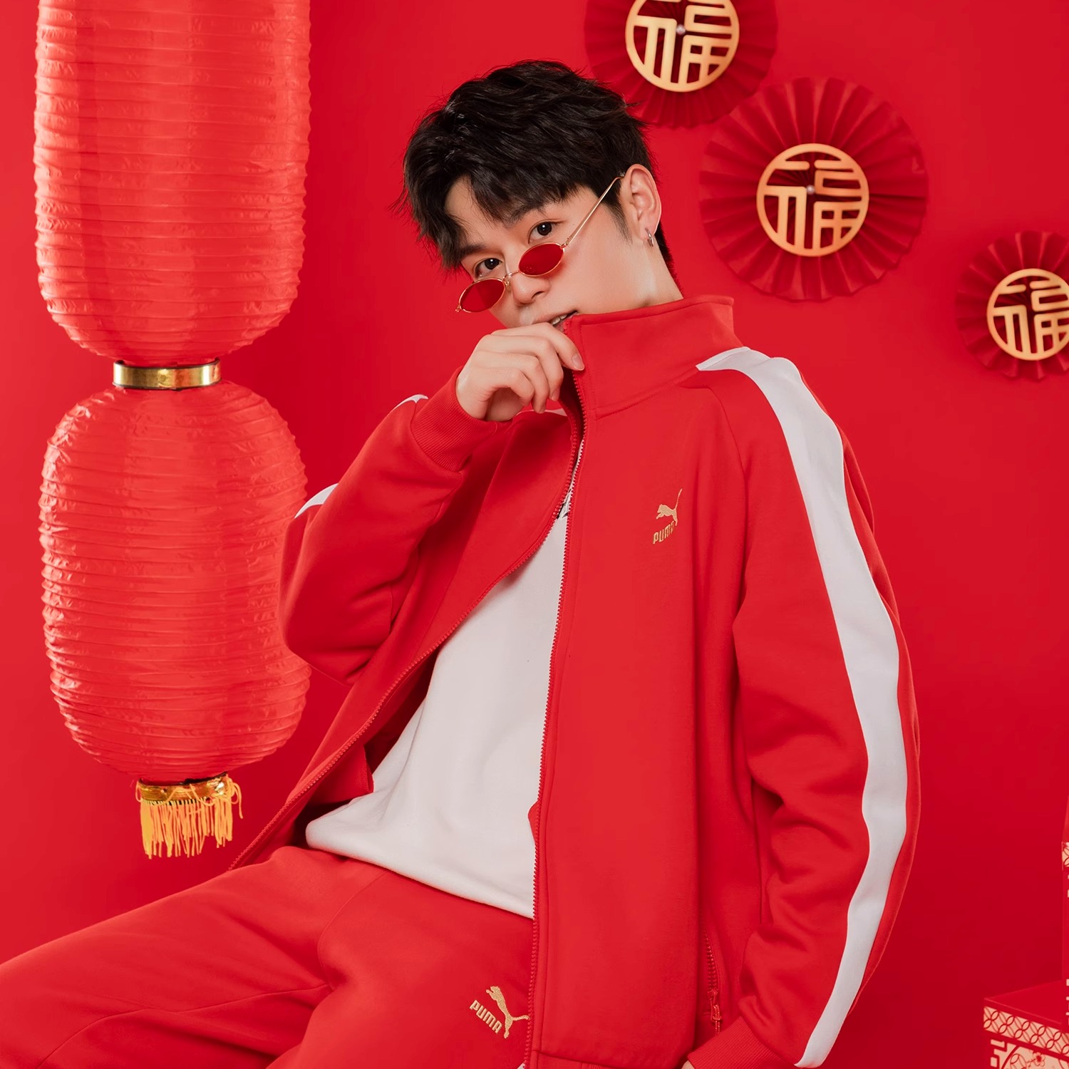 彪马PUMA外套男24秋季新款跑步训练运动服户外舒适防风夹克外套