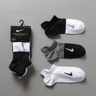 3双装 904 短袜NIKE耐克男女训练船袜透气休闲袜跑步运动袜CV2964