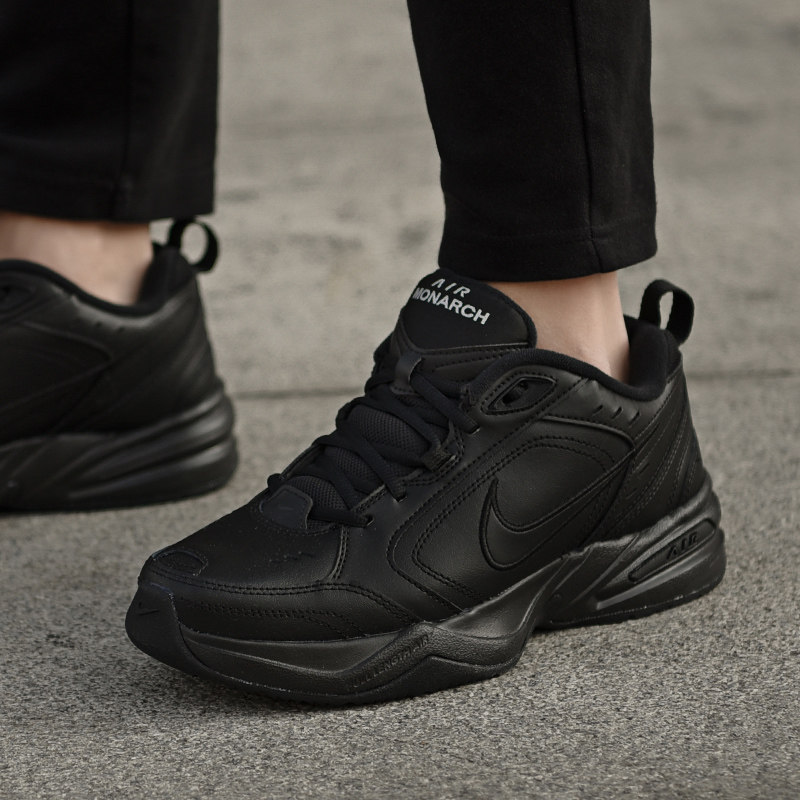 耐克nike air monarch男子黑武士耐磨老爹鞋运动跑步鞋415445-001