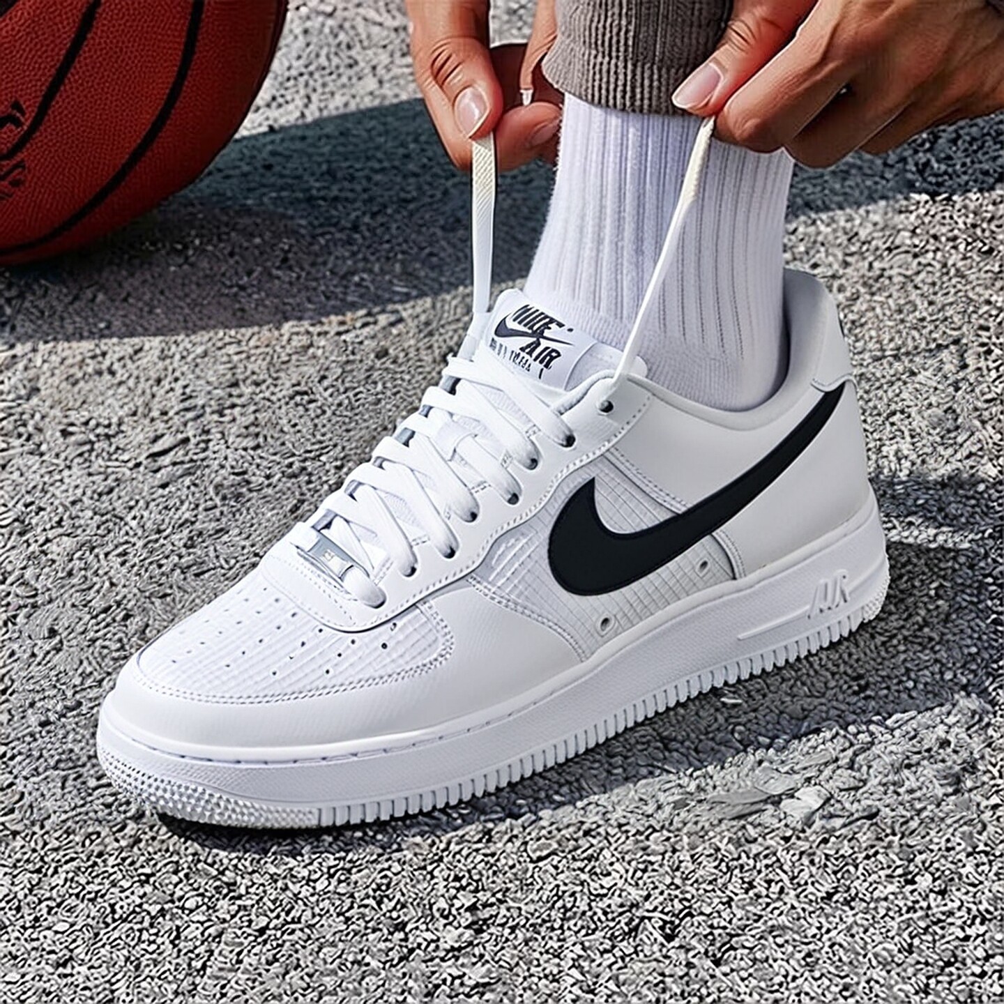 耐克空军一号男鞋AIR FORCE 1运动鞋复古时尚轻便低帮休闲鞋板鞋