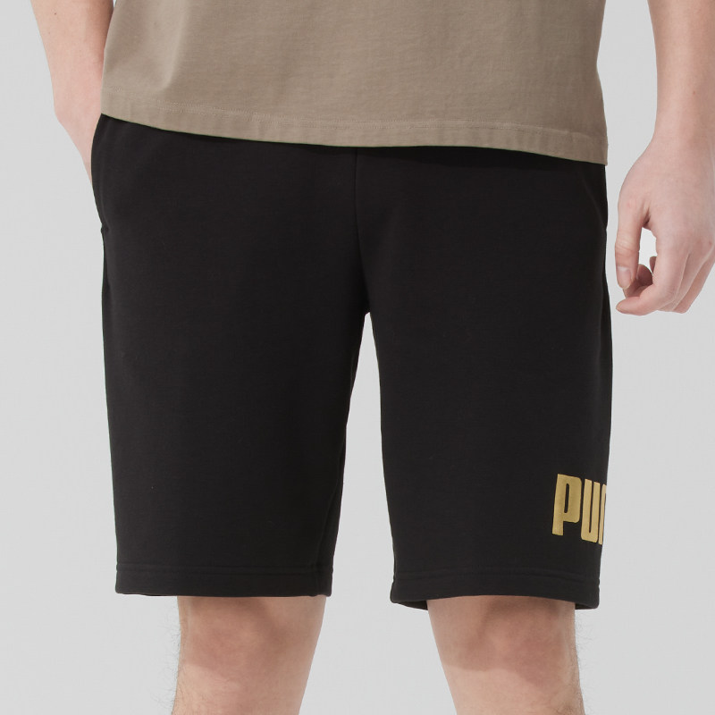 彪马裤子男裤女裤 25夏季新款潮流时尚运动裤休闲裤金标针织短裤