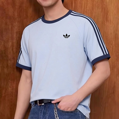 adidas阿迪达斯三叶草男子运动服26夏季休闲跑步短袖T恤KT7764