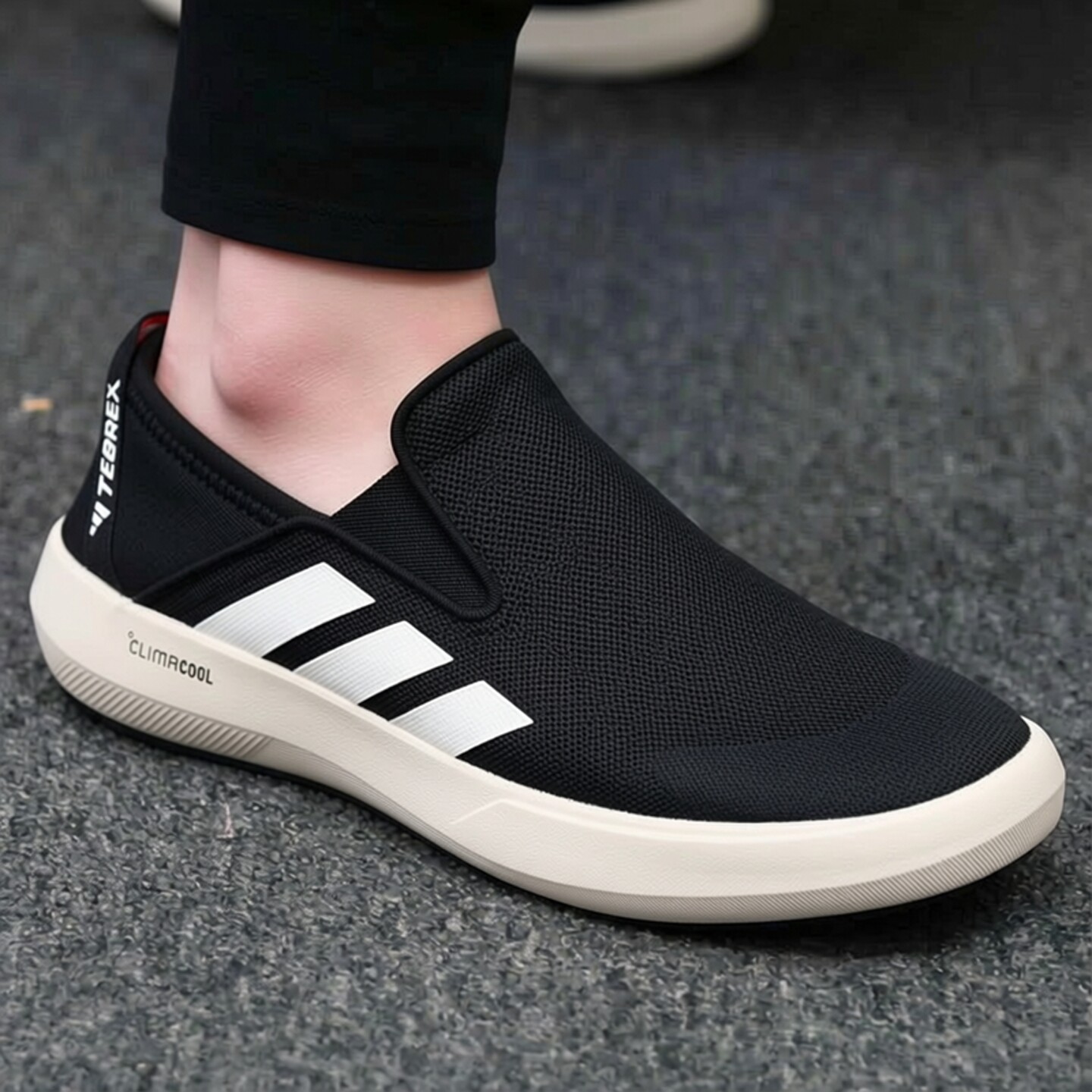adidas阿迪达斯男鞋一脚穿懒人鞋透气户外运动溯溪鞋涉水鞋JI3502