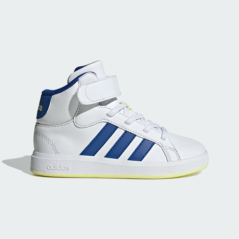Adidas阿迪达斯男童女童夏季新款运动鞋轻便撞色板鞋透气休闲鞋