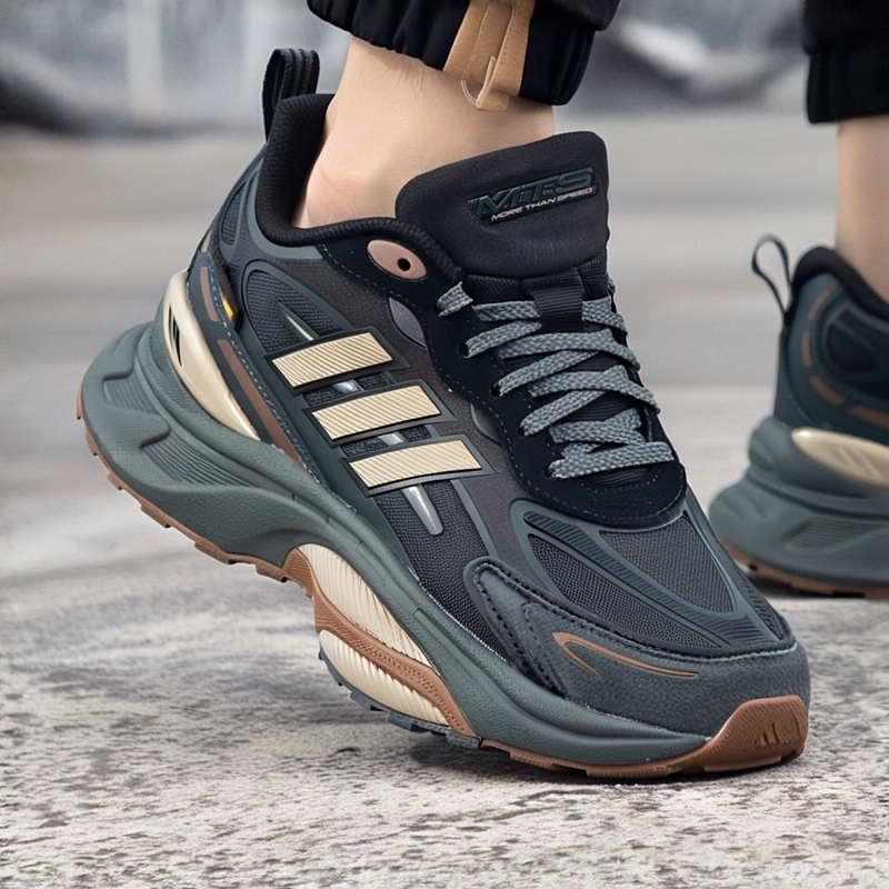 阿迪达斯跑步鞋男鞋2025新款健身运动鞋厚底老爹鞋透气休闲鞋女鞋