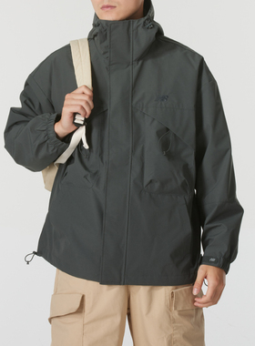 new balanceNB男装夹克外套25秋新款连帽梭织外套运动服AMJ43302