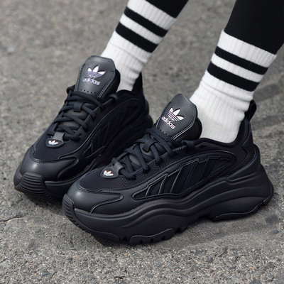 Adidas阿迪达斯三叶草女鞋25年新款休闲鞋透气舒适老爹鞋JQ4110