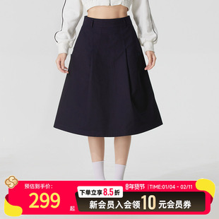 PUMA彪马女装半身裙2025冬季新款短裙休闲透气运动下装634799-16