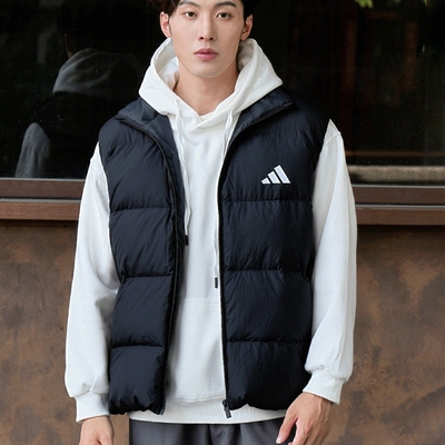 Adidas阿迪达斯羽绒马甲官方正品2025秋冬新款运动保暖潮流羽绒服