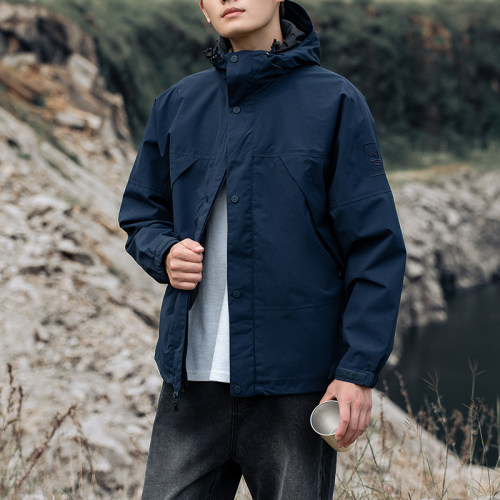 Timberland添柏岚夹克男装梭织连帽夹克外套户外运动登山服A68XF