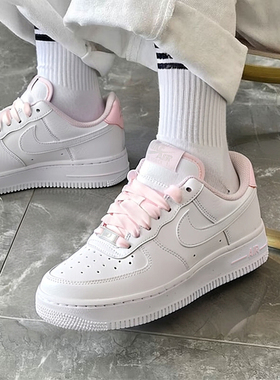 nike耐克春季女鞋AF1空军一号运动鞋白色休闲鞋厚底板鞋HV4403