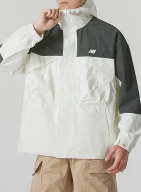 NEW BALANCE外套男装2025秋新款NB运动服休闲梭织夹克衫AMJ43302