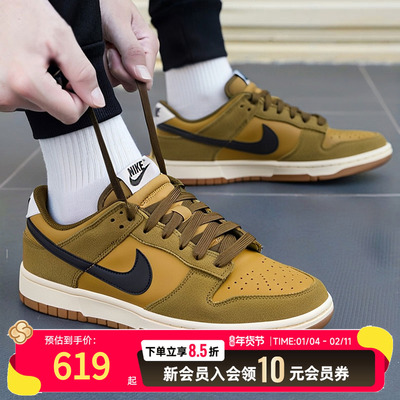 NIKE耐克男子DUNK低帮复古板鞋时尚轻便运动鞋休闲鞋IB6399-300