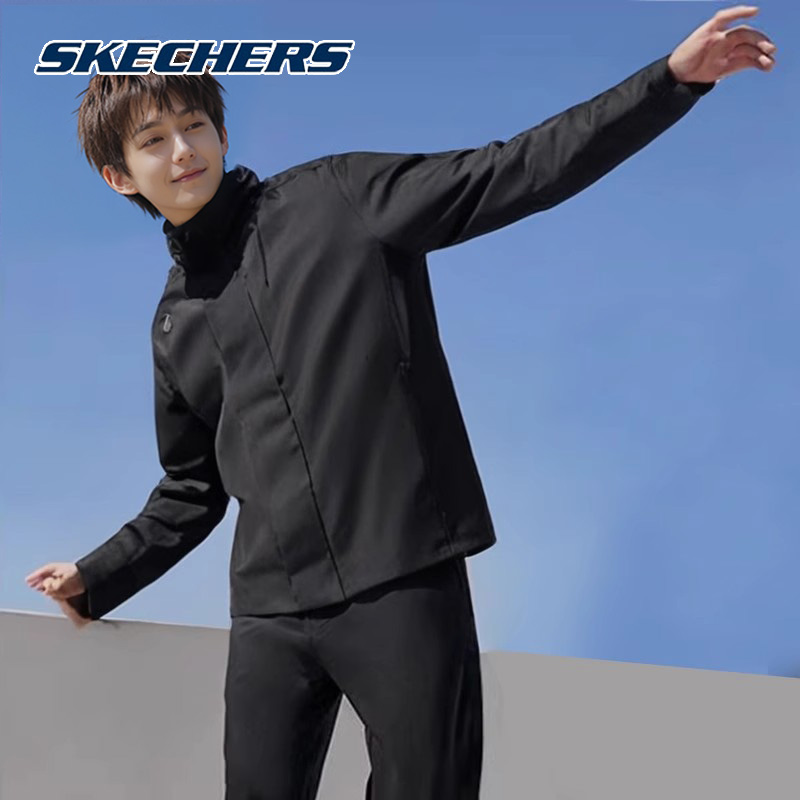 Skechers斯凯奇男装夹克外套 25冬季新款休闲户外运动服P425M165