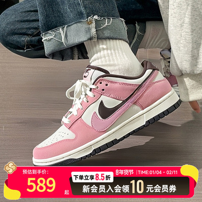 耐克NIKE休闲鞋女鞋冬季新款运动鞋Dunk Low低帮板鞋HV1799-161