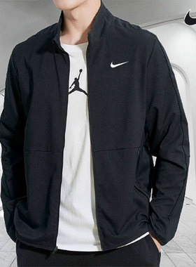 Nike耐克男子外套跑步运动服26新款快干立领梭织夹克衫DM6620-011